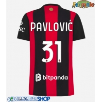 Maglie da calcio AC Milan Strahinja Pavlovic #31 Prima Maglia Femminile 2026-27 Manica Corta